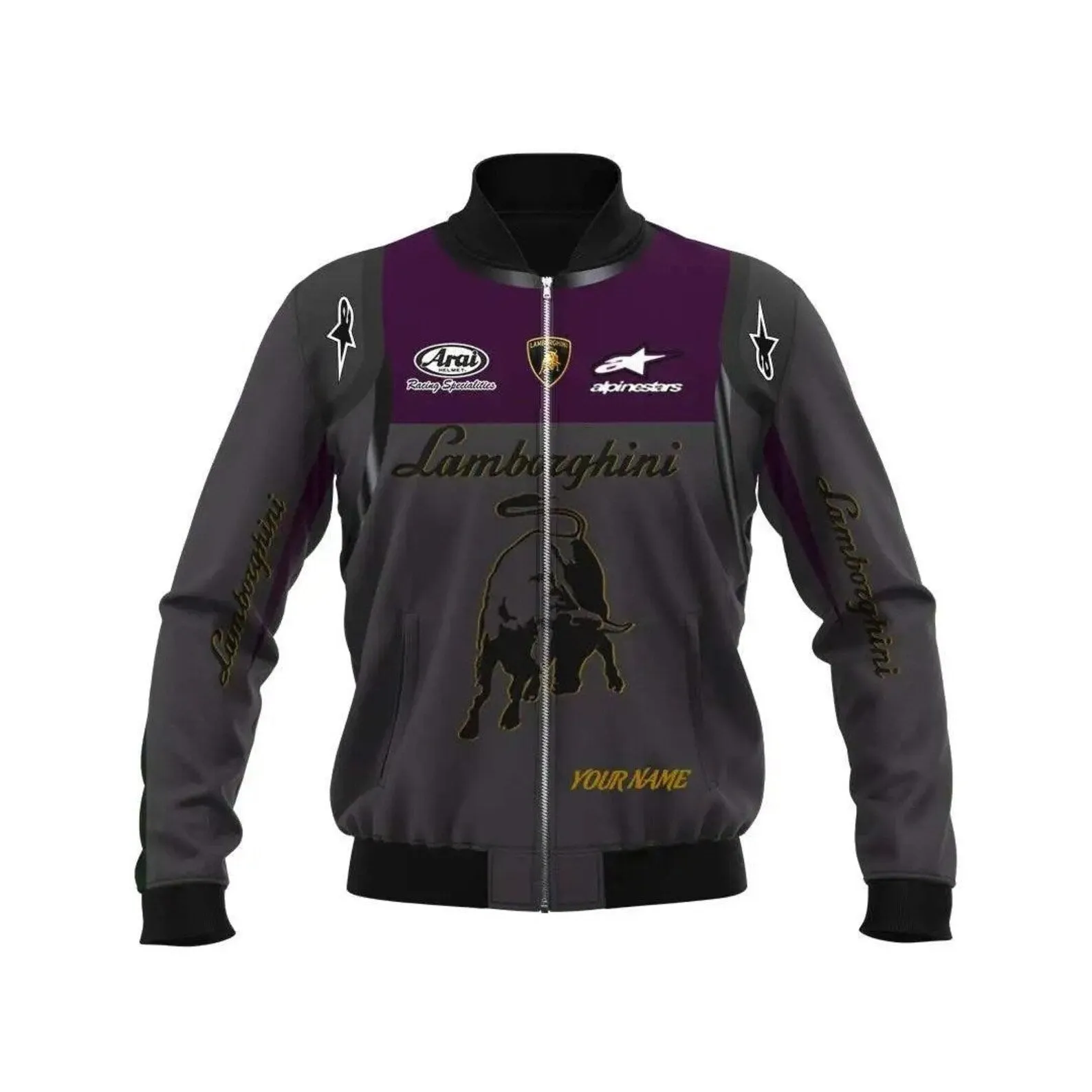 softshell bomber jacket with digital sublimation KM-062