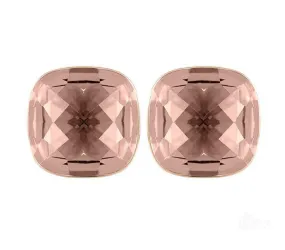 Swarovski Rose Crystal JEWELRY LEA Rose Gold Pierced Stud Earrings #5101223