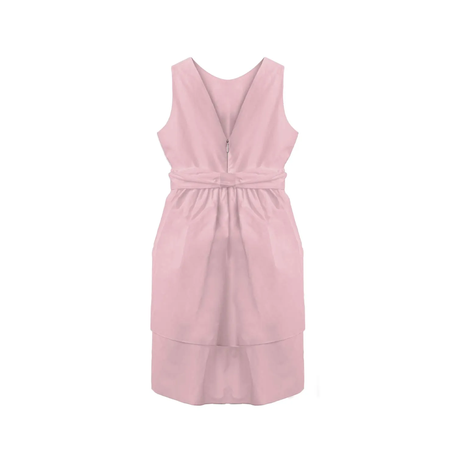 Tete' & Martina Light Pink Sleeveless Short Dress For Little Girls