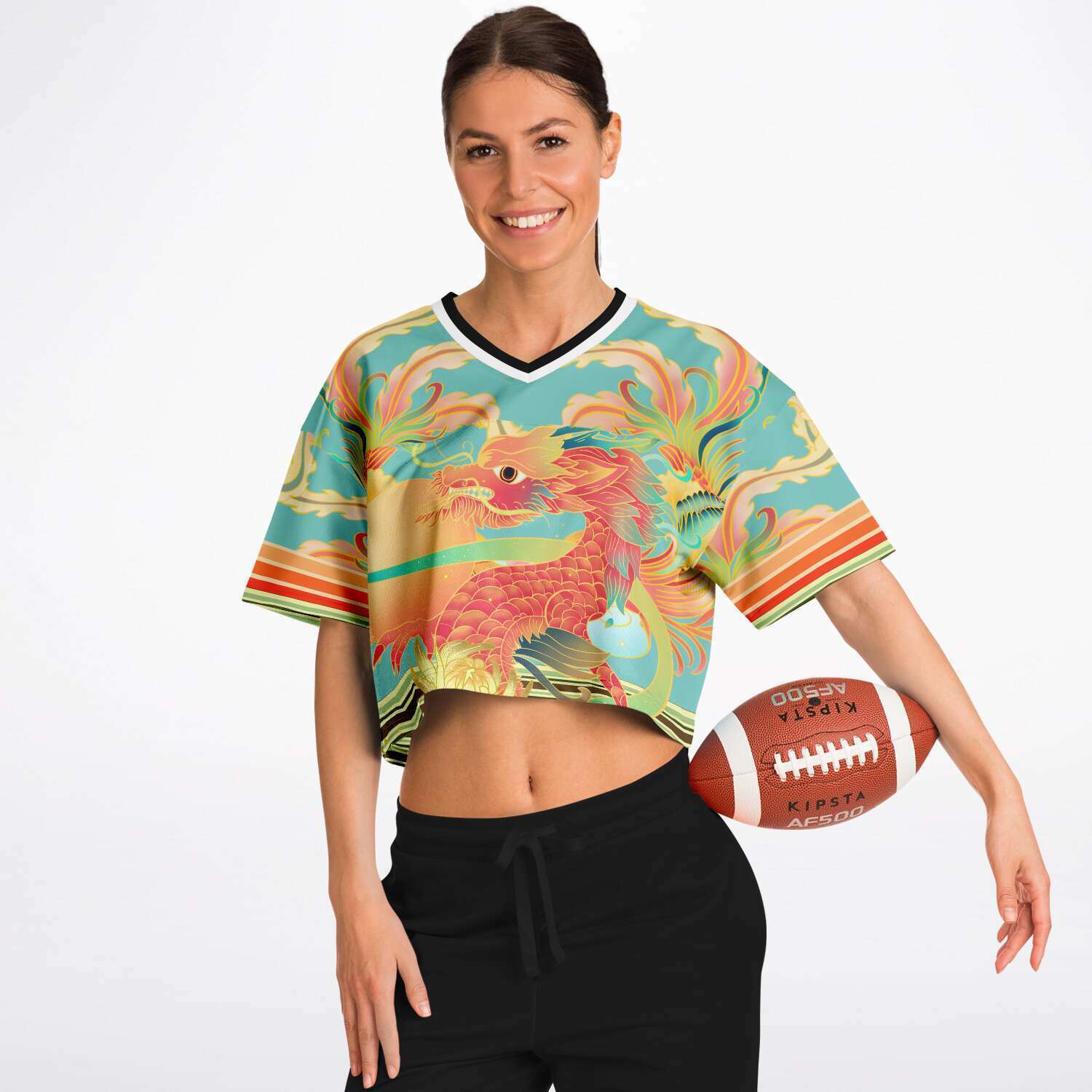 The Koi Dragon Crop Jersey