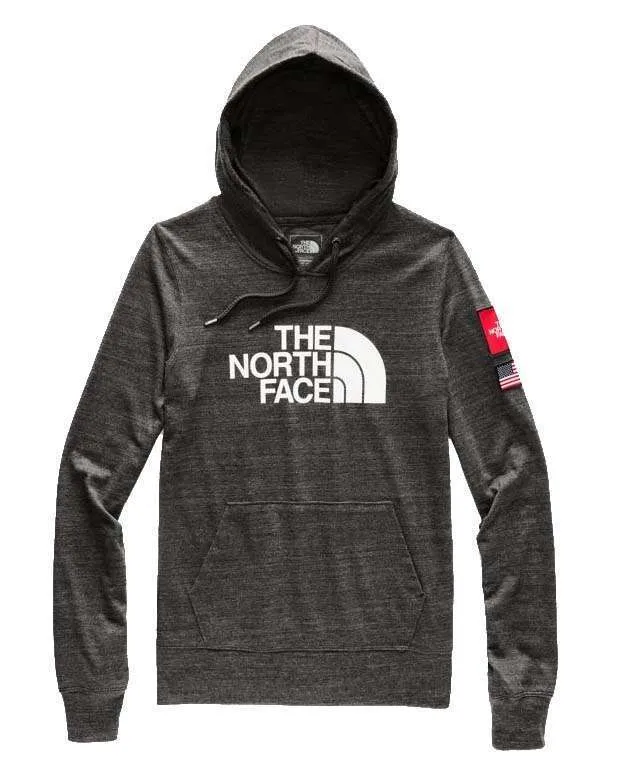 The North Face Women’s  Americana Tri-Blend Full Zip Hoodie Dark Grey