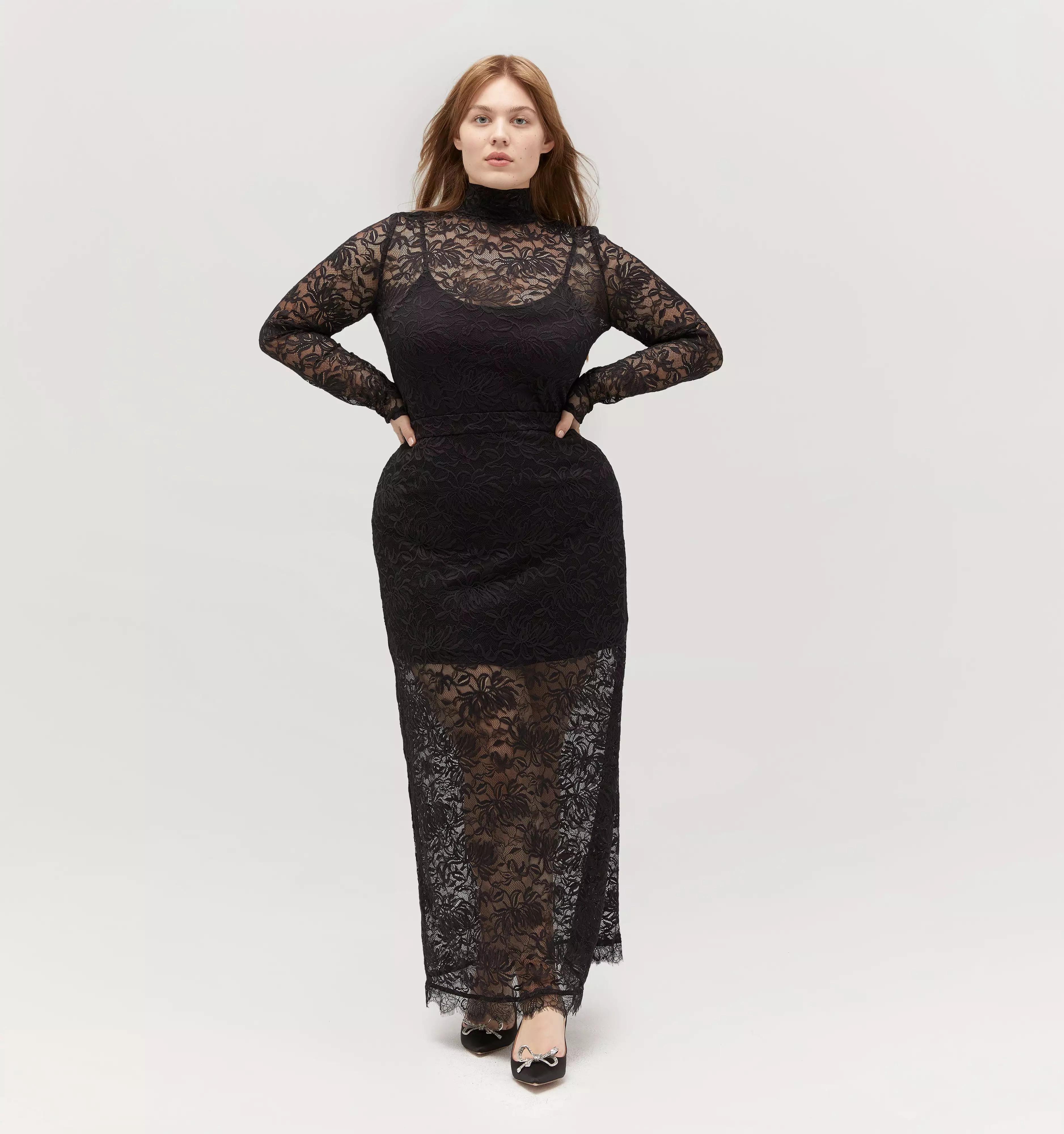 The Olympia Skirt - Black Lace