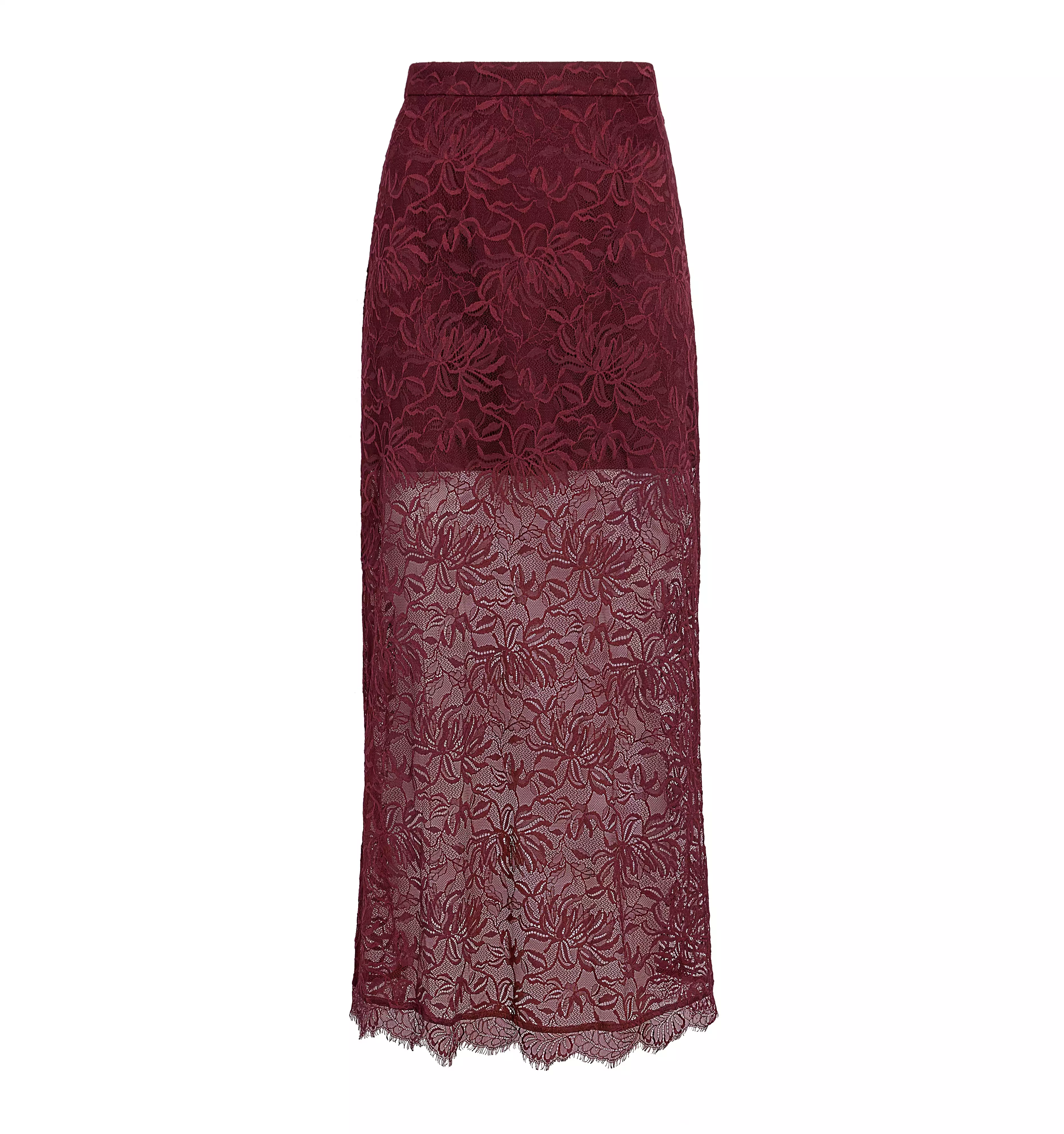 The Olympia Skirt - Plum Lace