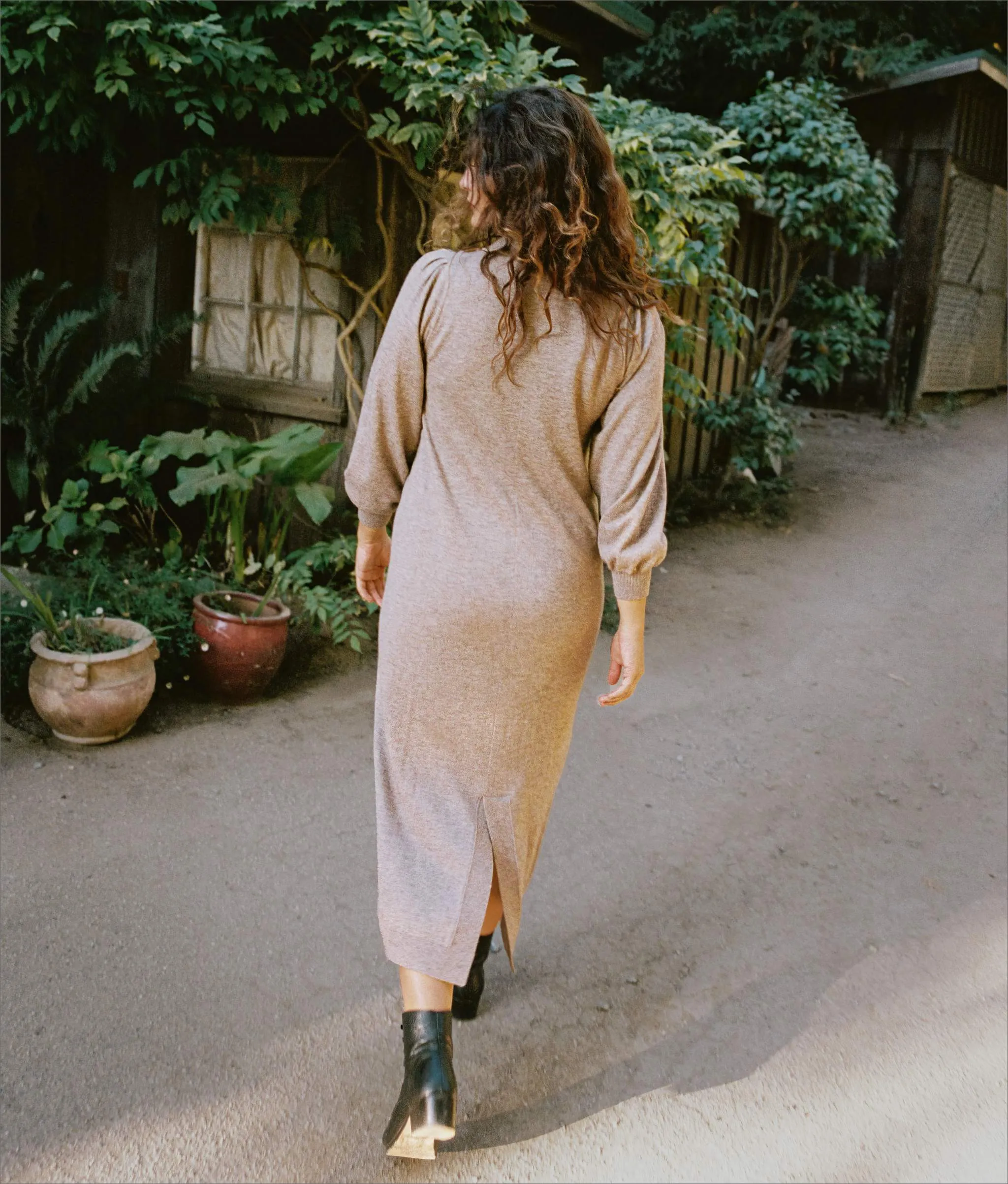 The Sofia Sweater Dress | Cacao