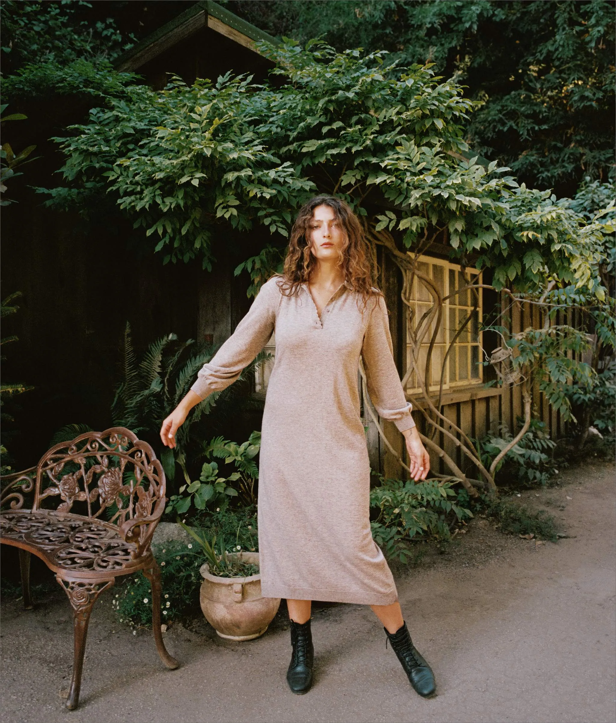 The Sofia Sweater Dress | Cacao