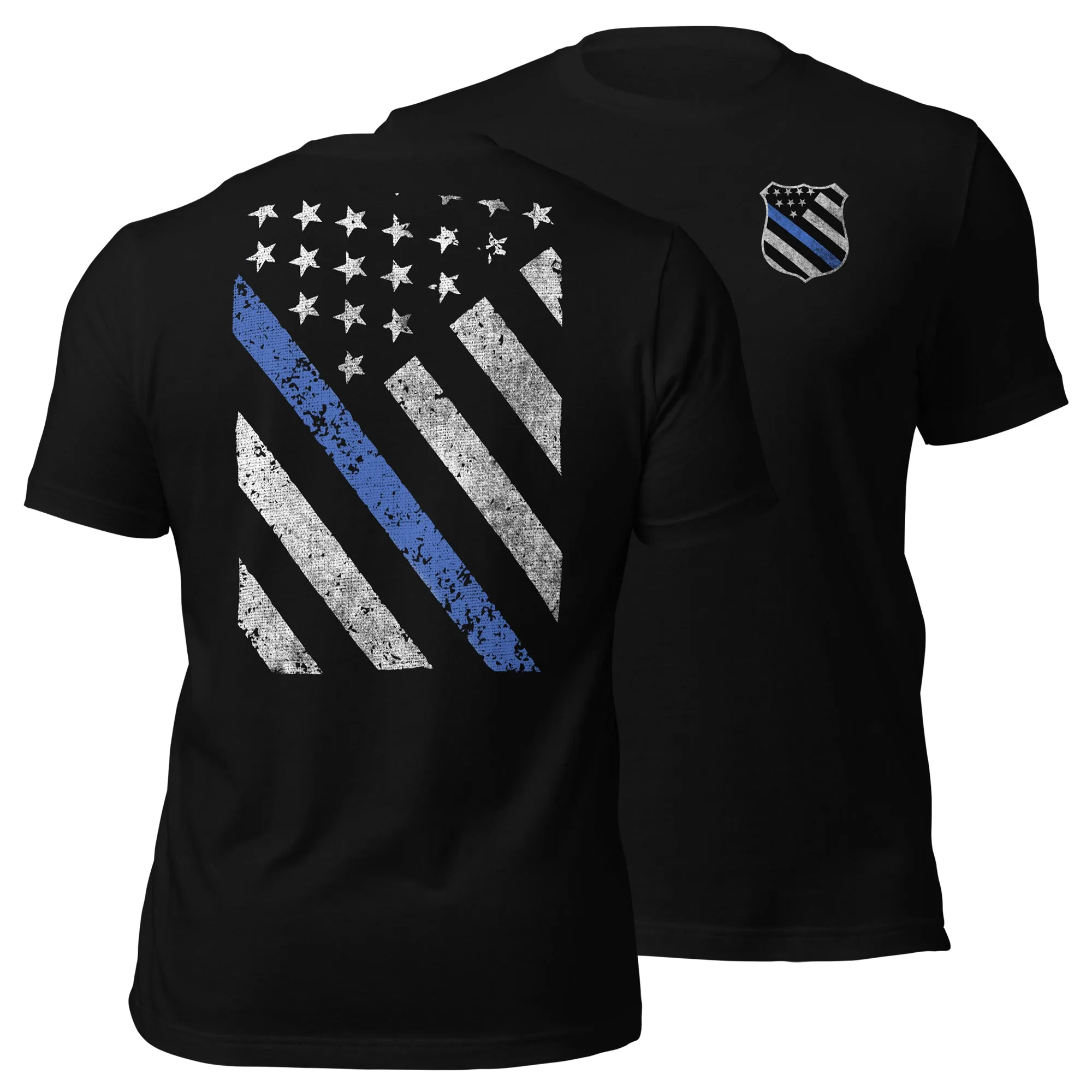 Thin Blue Line T-Shirt Police Support Tee