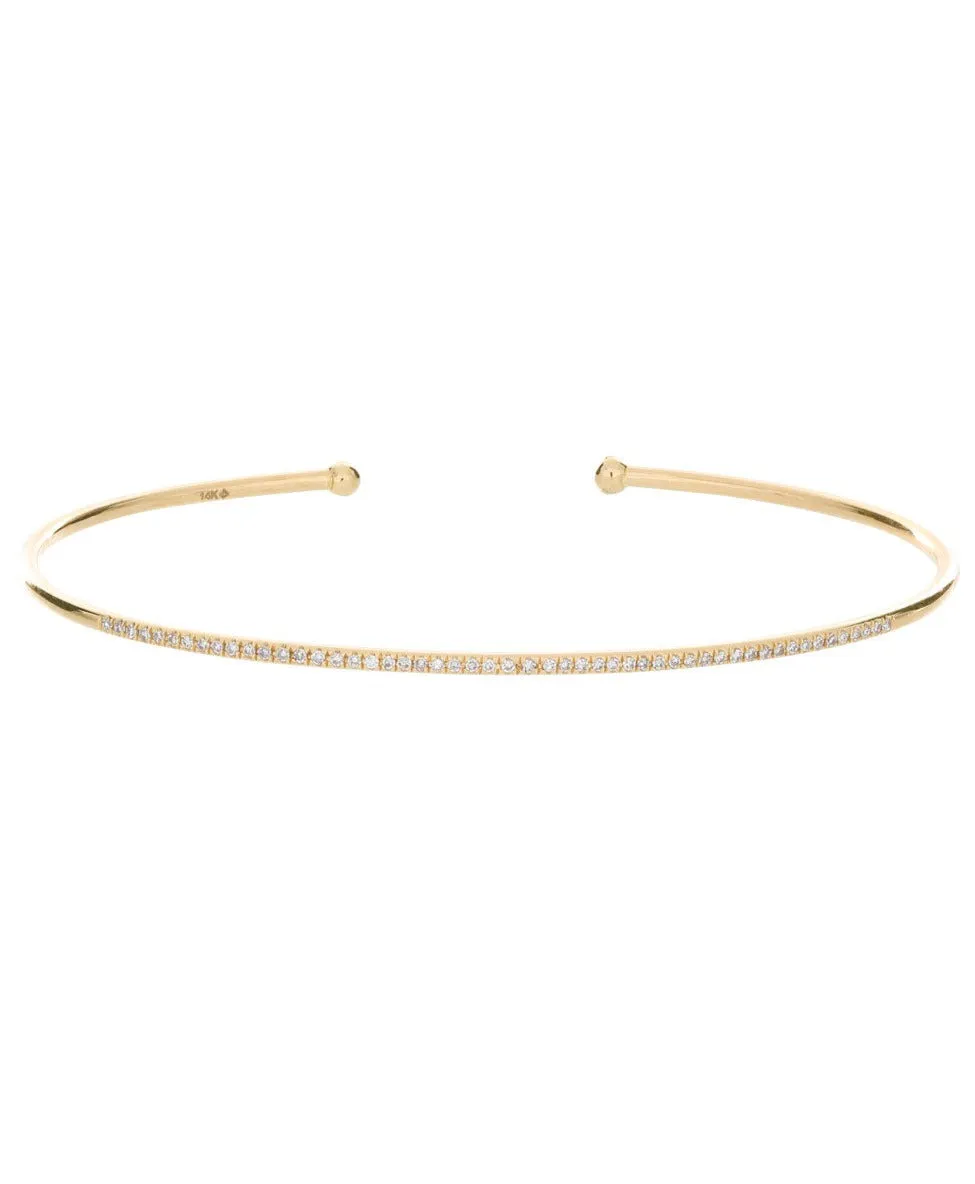 Thin Diamond Bangles