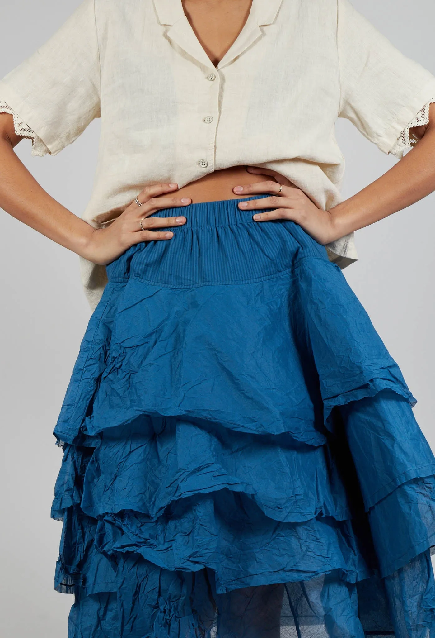 Tine Skirt in Dark Blue