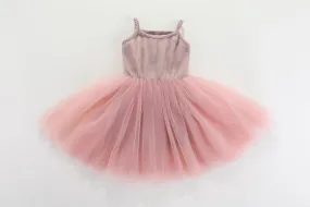 Valentina Tutu Dress - DUSTY PINK : 0-6M, 6-12M, 1-2Y, 2-3Y, 3-4Y, 4-5Y, 5-6Y, 6-8Y