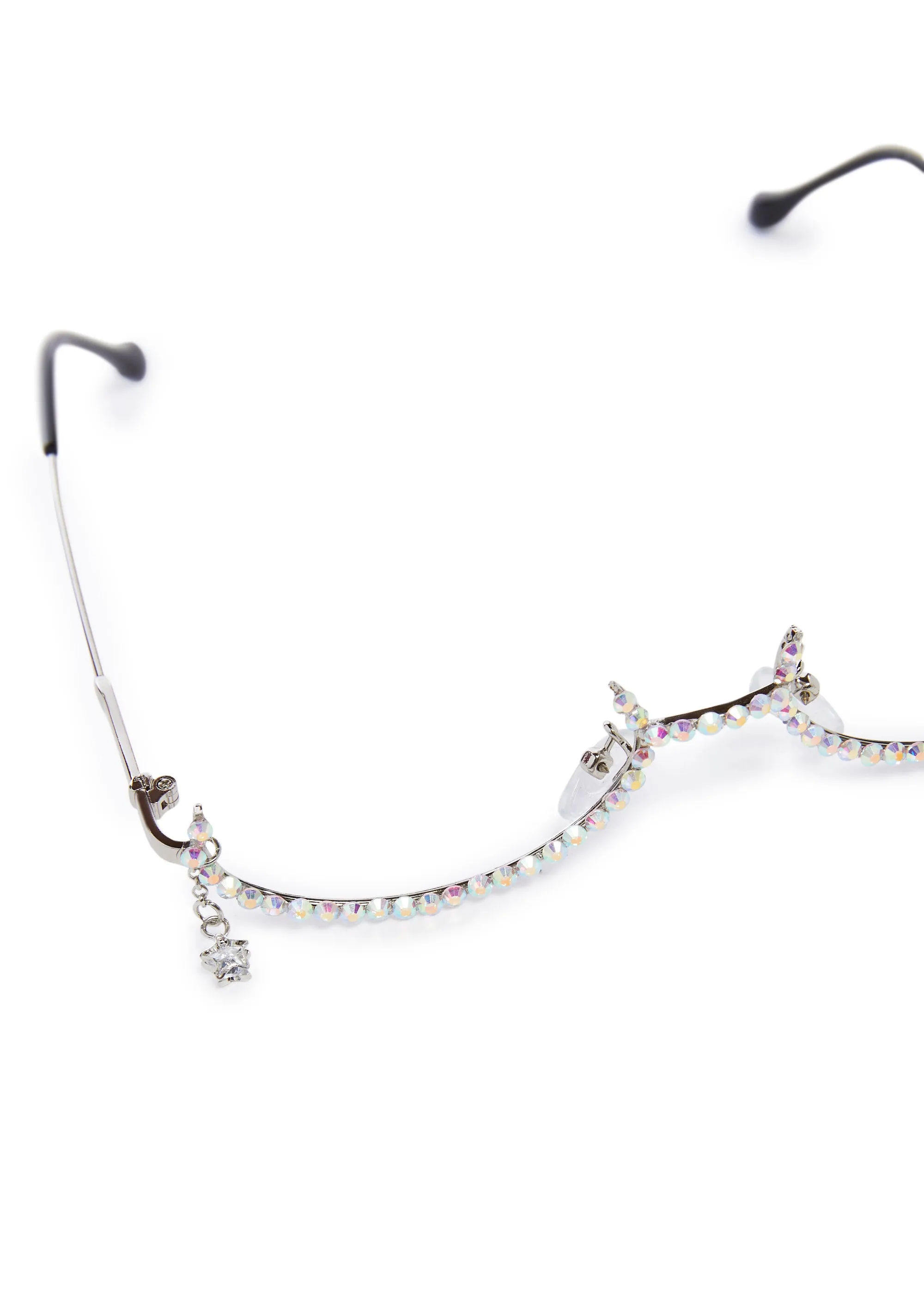 Very Posh Rhinestone Glasses-