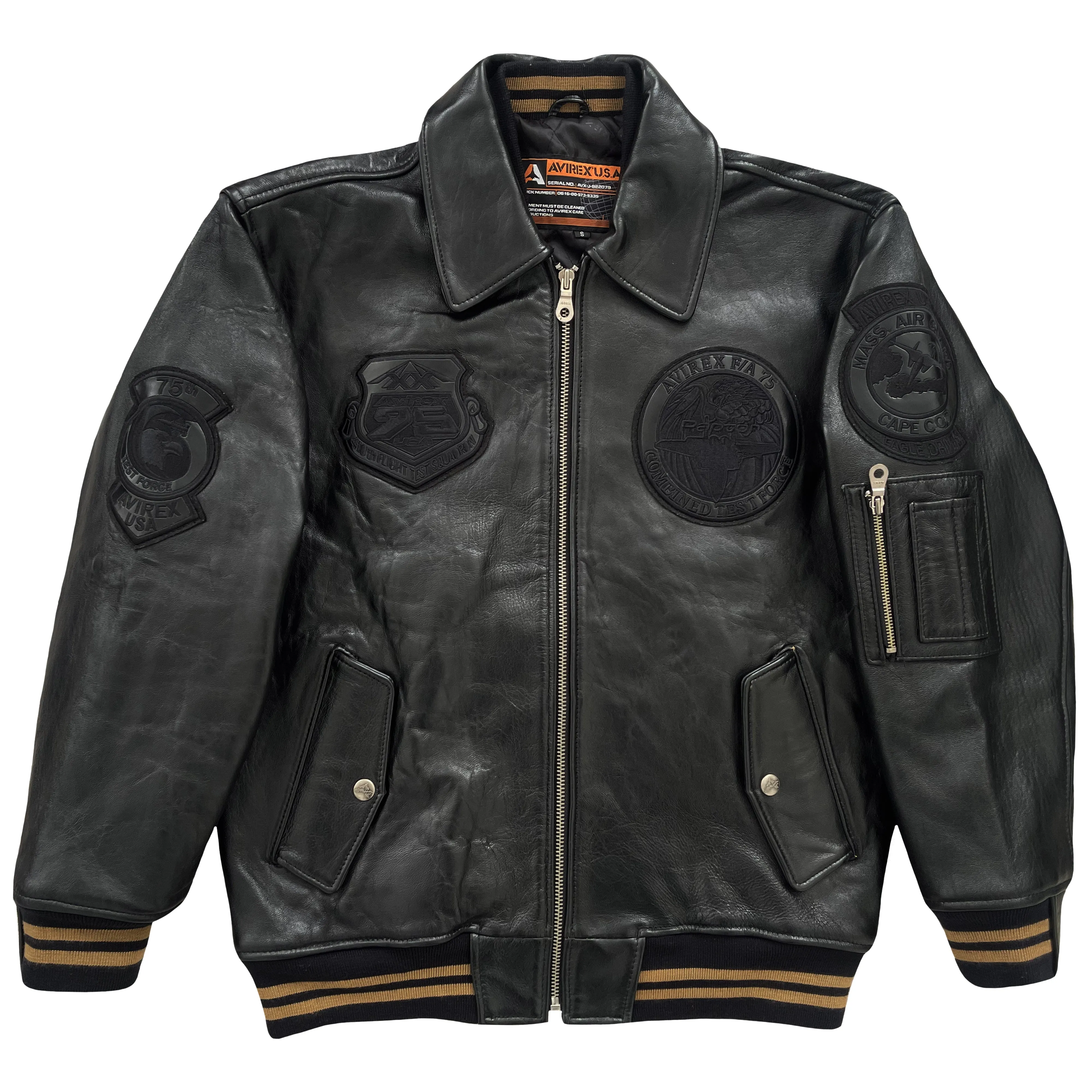 Vintage Avirex Leather Varsity Jacket