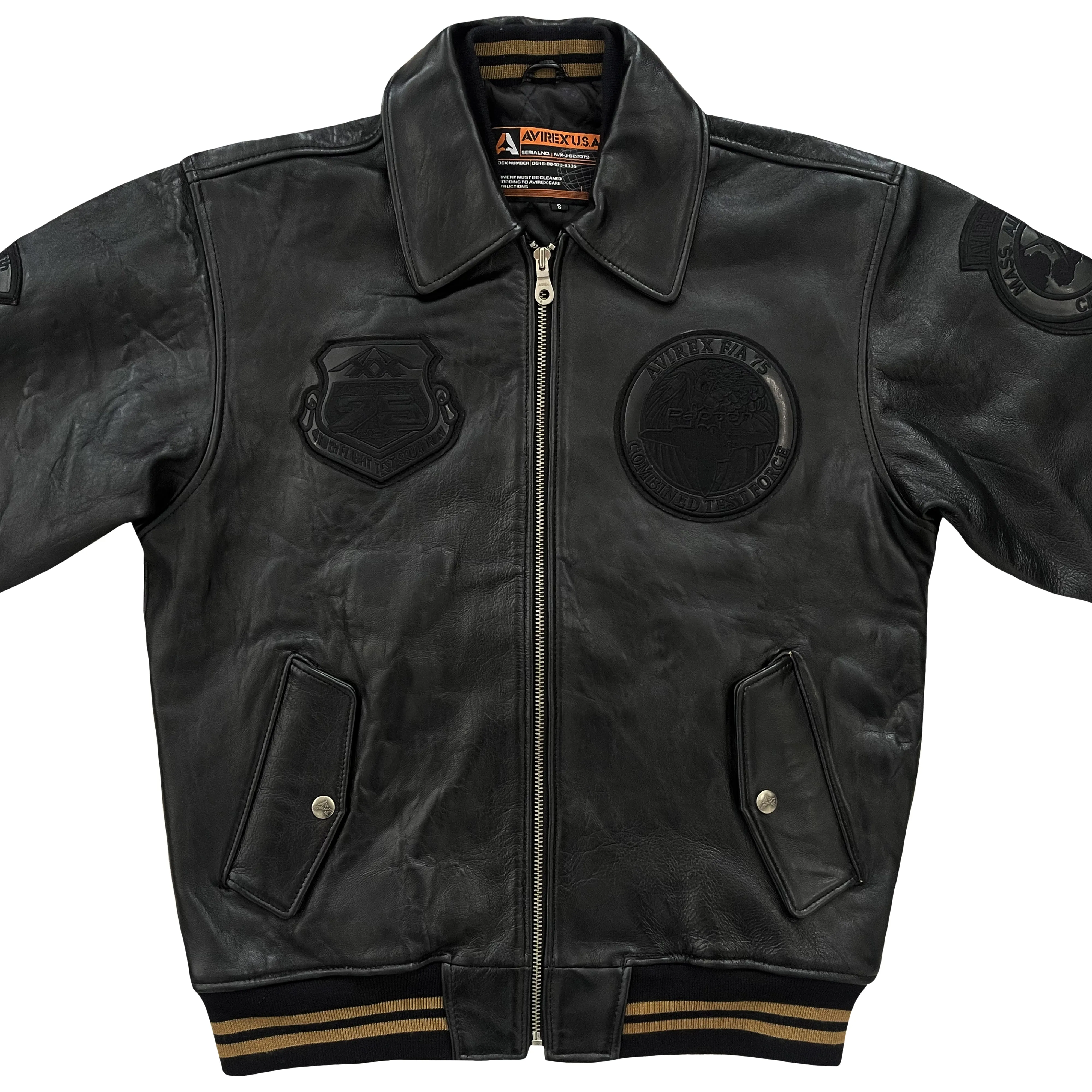 Vintage Avirex Leather Varsity Jacket