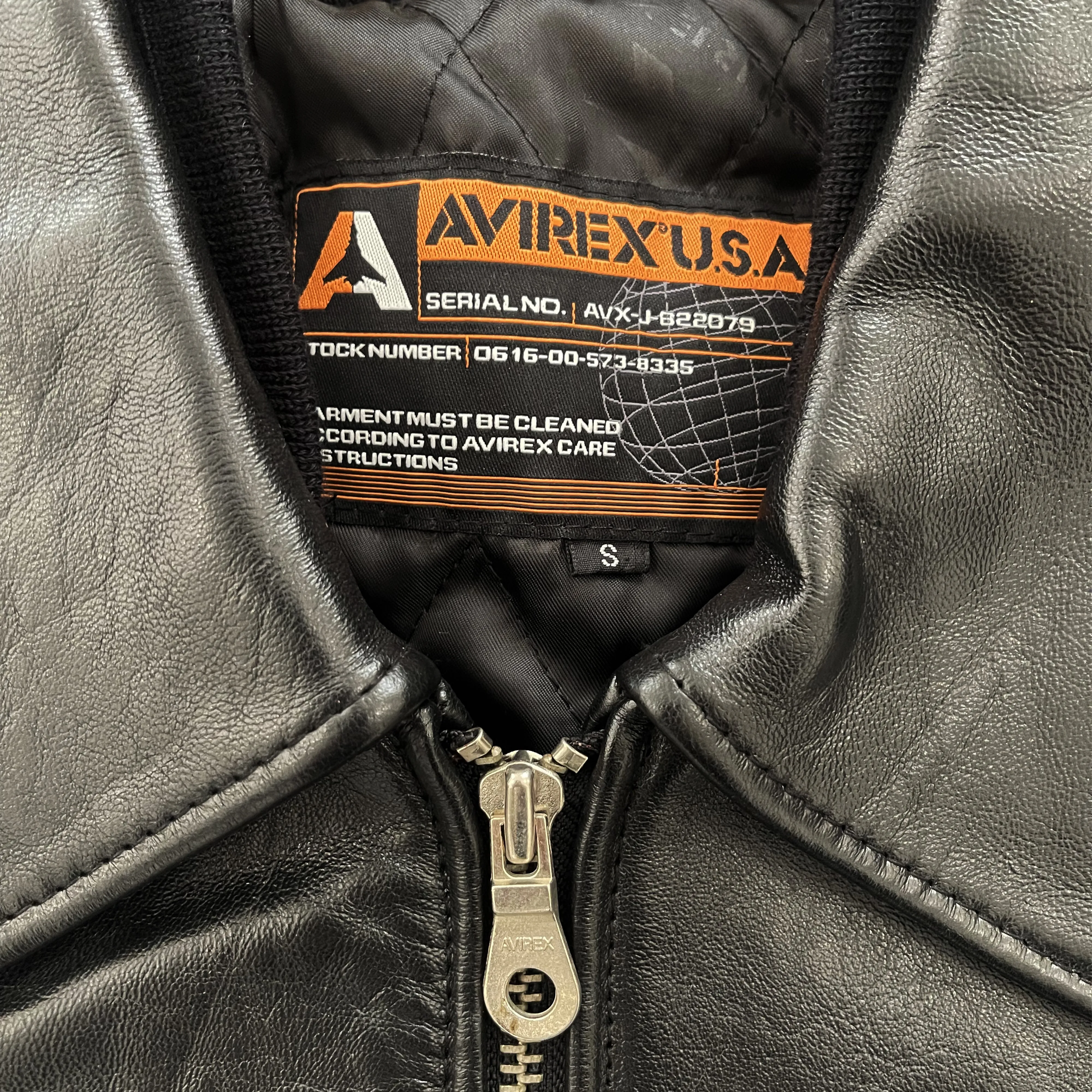 Vintage Avirex Leather Varsity Jacket