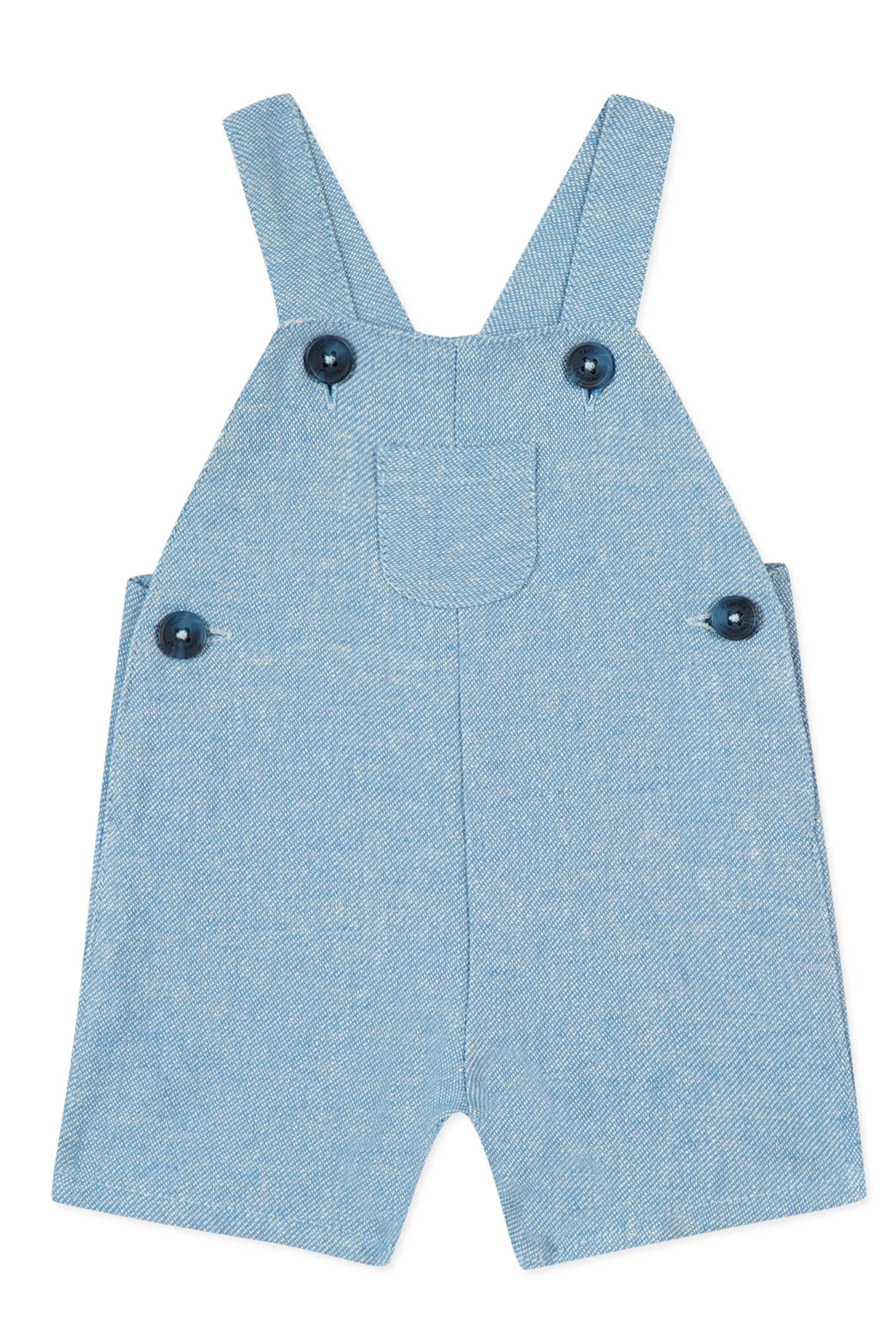 Washed Blue Overalls