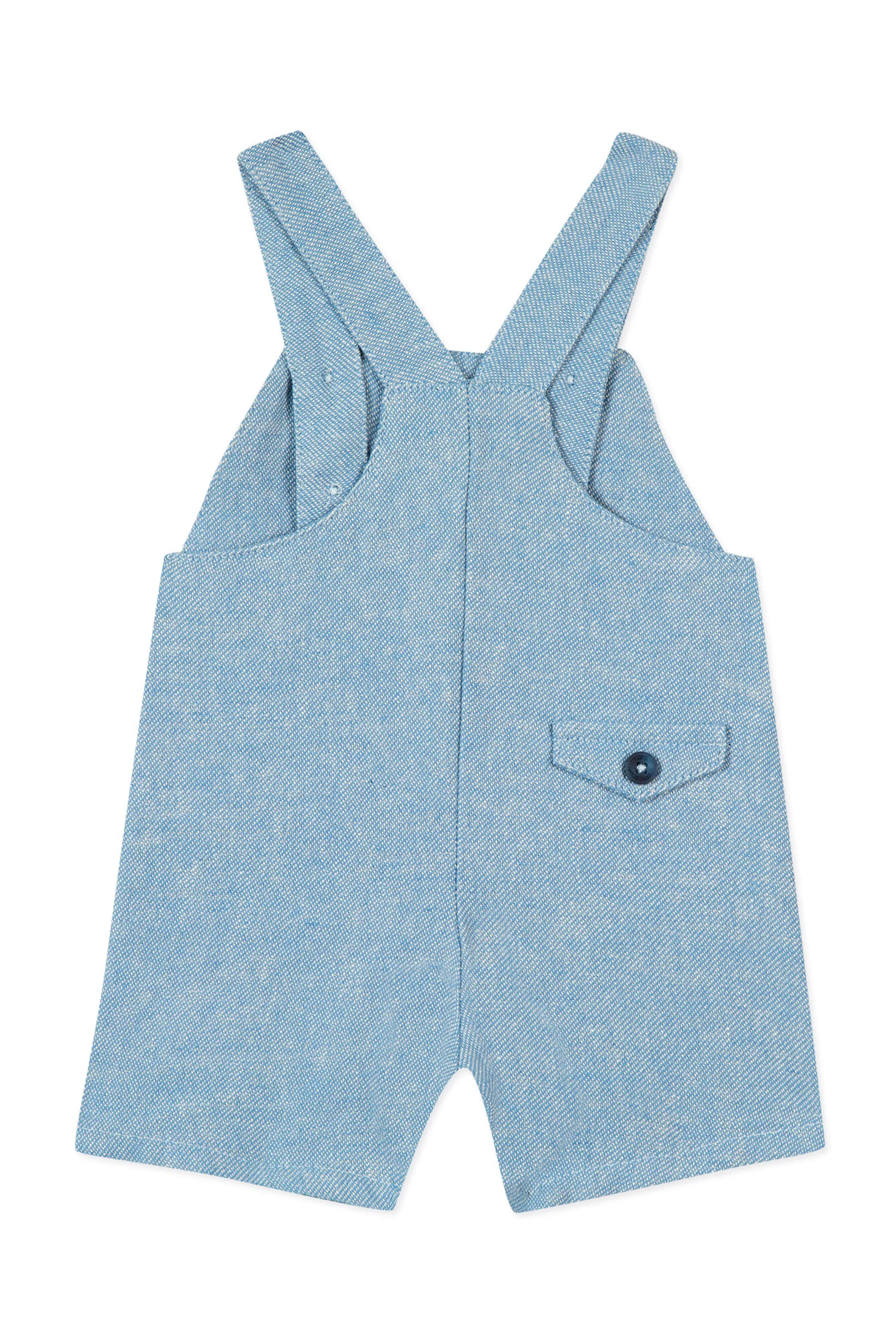 Washed Blue Overalls