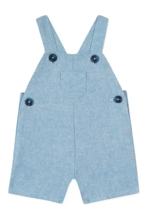 Washed Blue Overalls