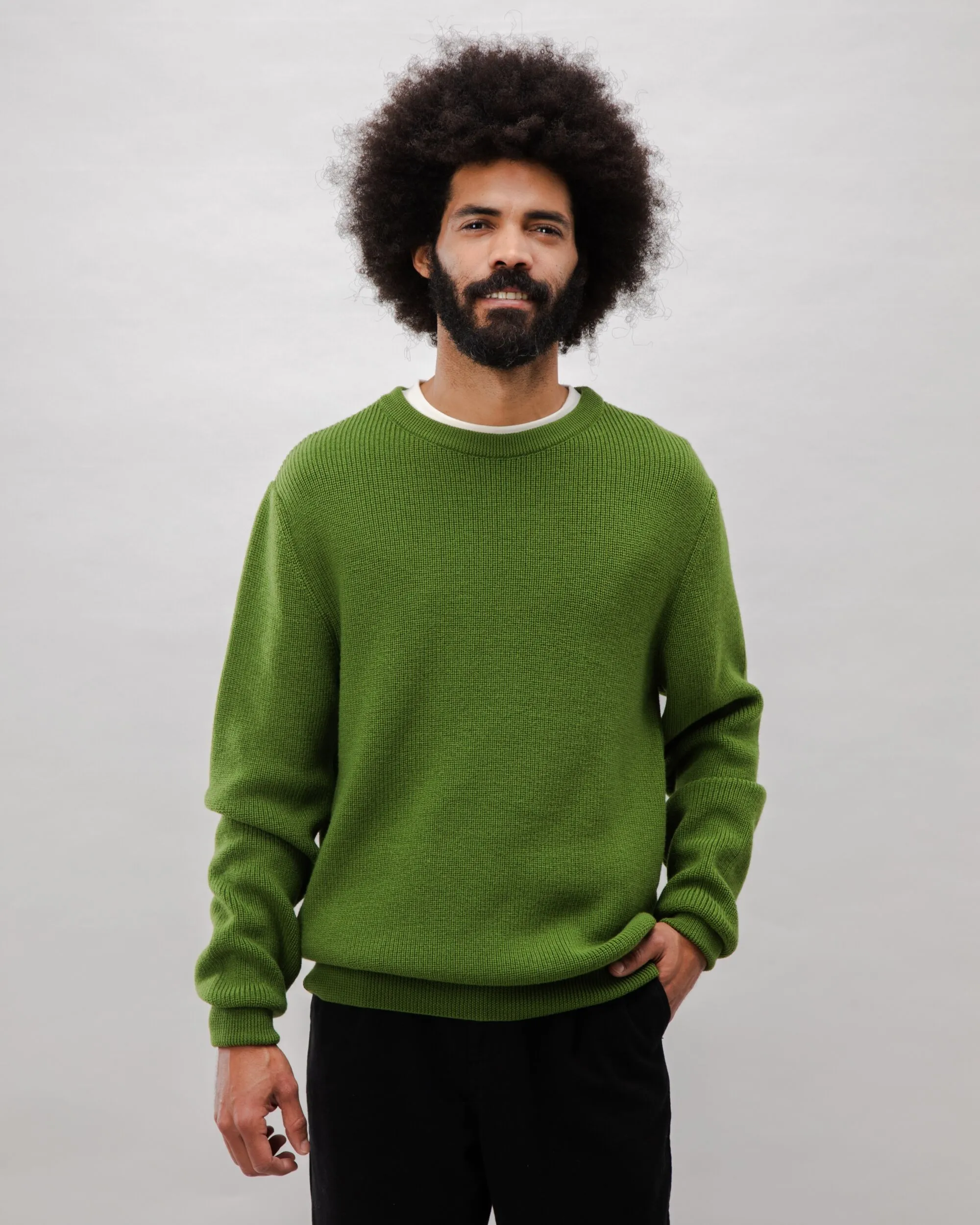 Waterfront Wool Sweater Green