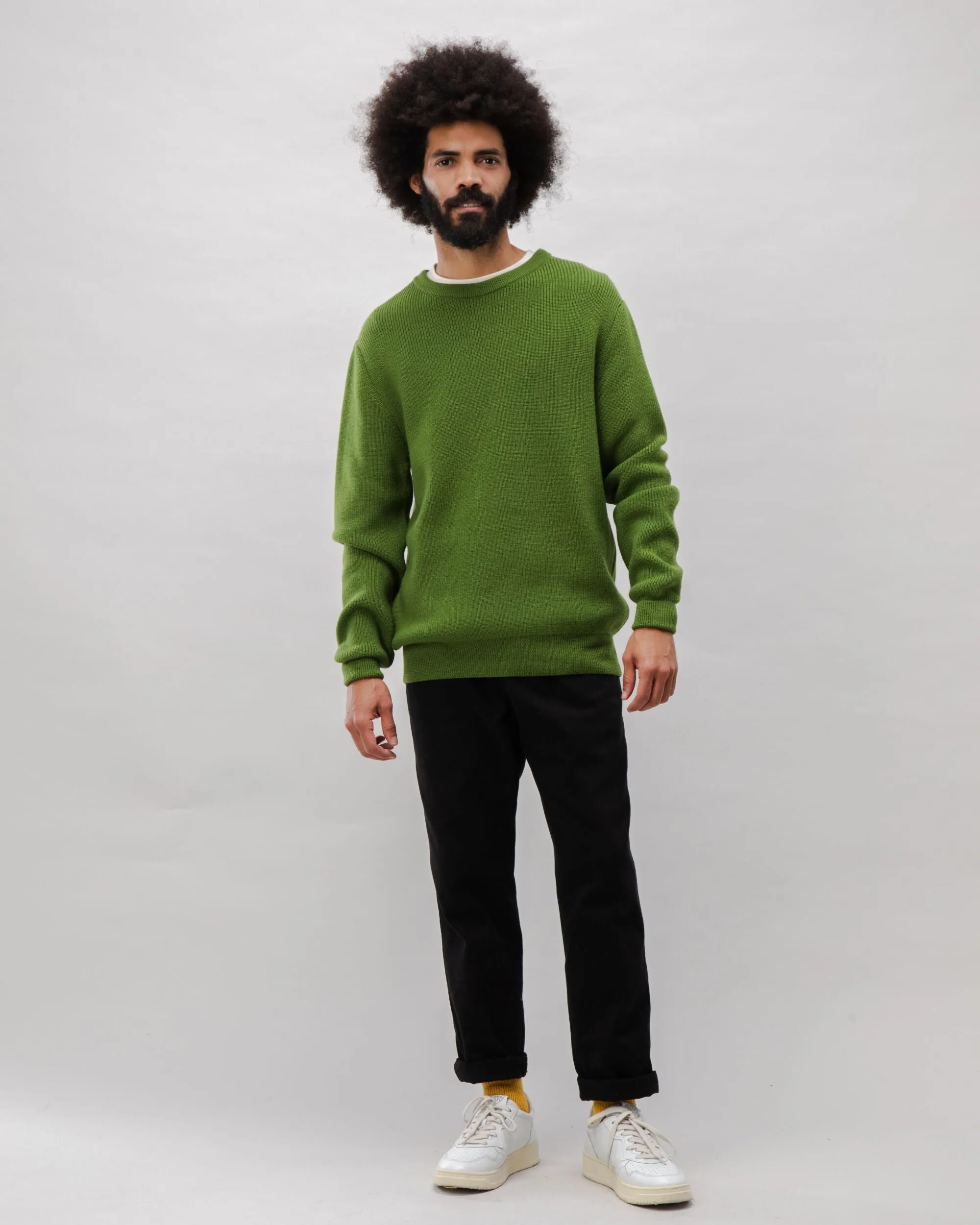 Waterfront Wool Sweater Green