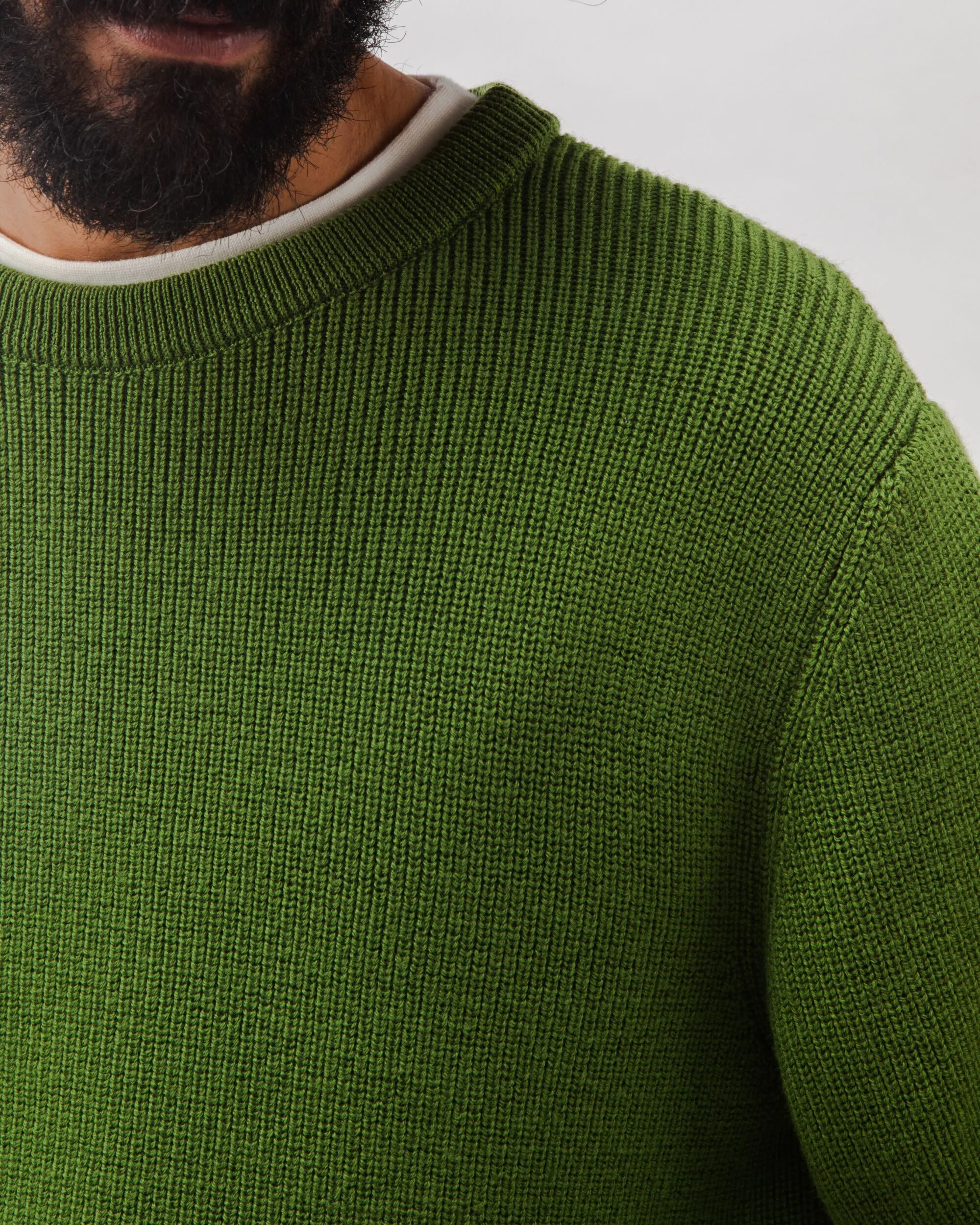 Waterfront Wool Sweater Green