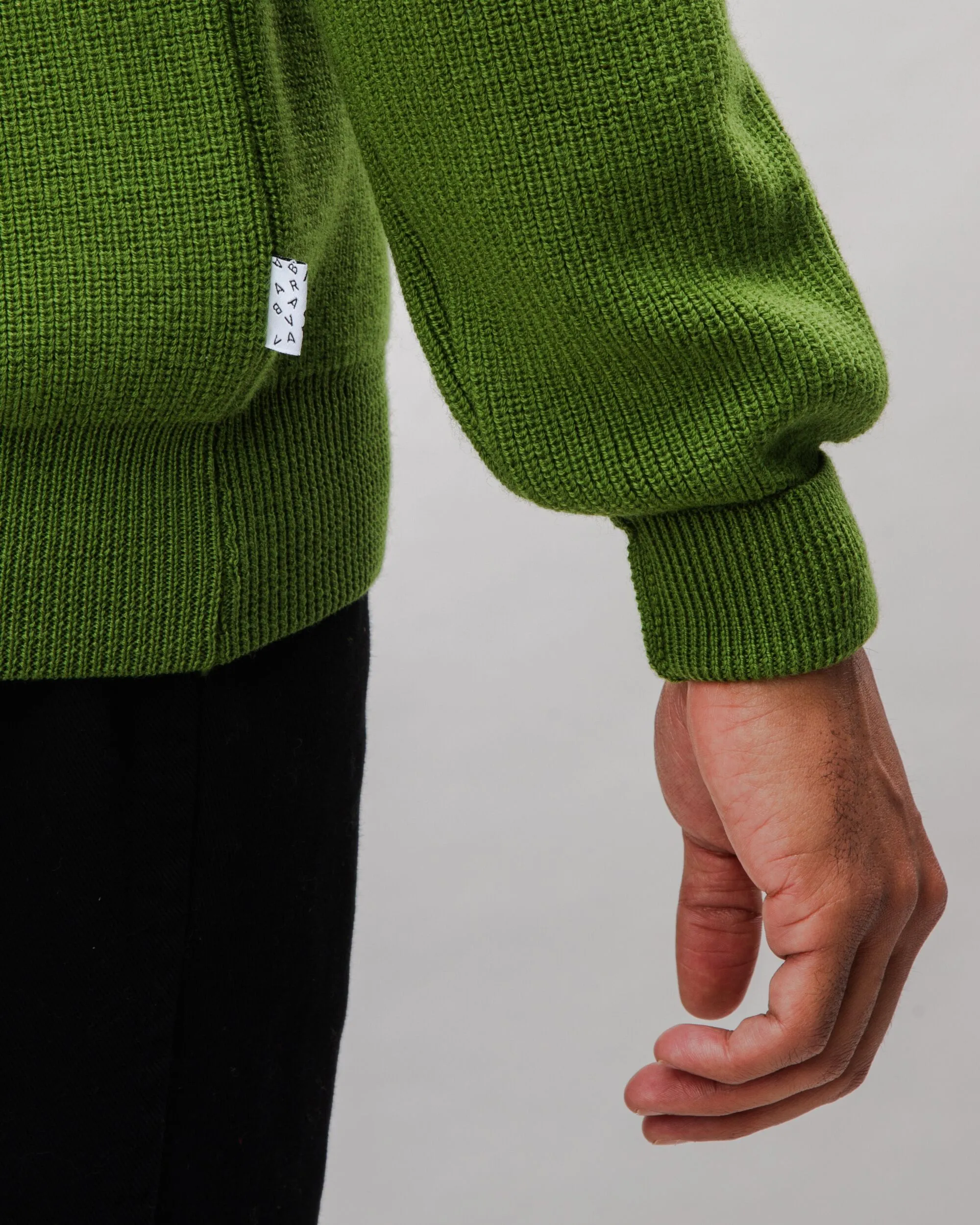 Waterfront Wool Sweater Green