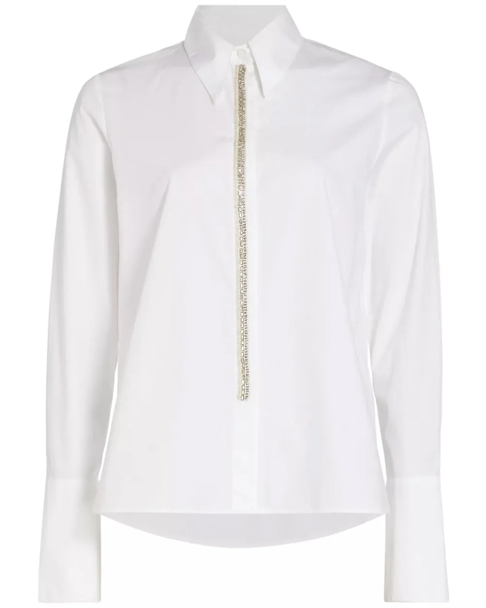 White Embellished Object Of Affection Shirt