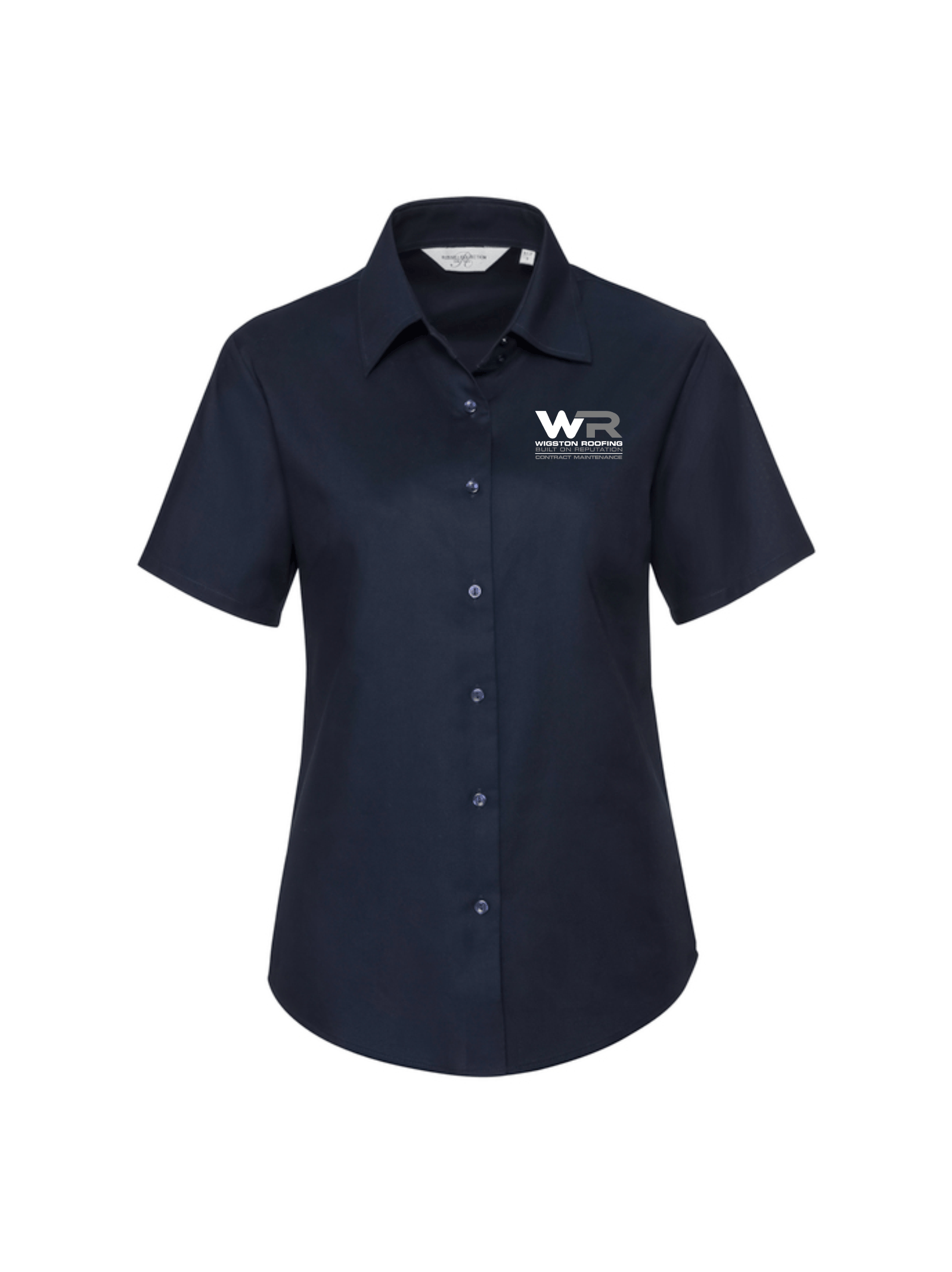 Wigston Roofing - Ladies Short Sleeve Shirt (R933F)