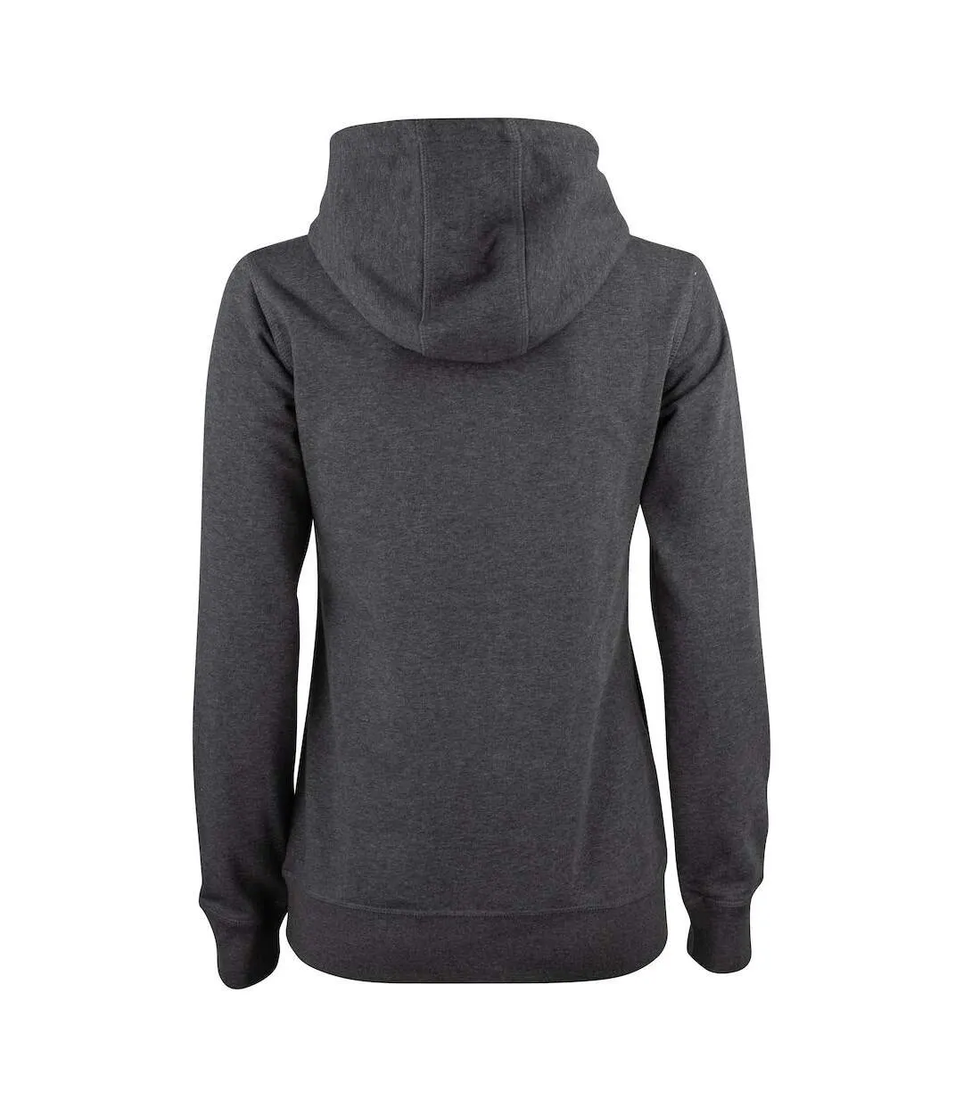 Womens/ladies premium melange hoodie anthracite melange Clique