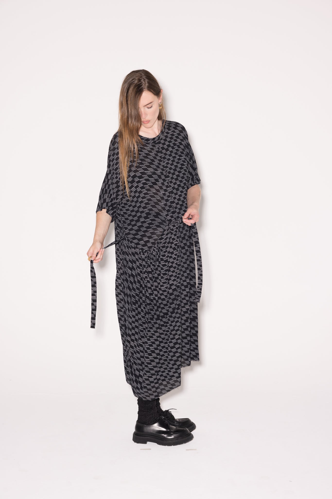 Yang Dress | Black Grey Code