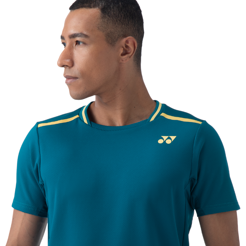 Yonex 2024 AO Tennis Mens Crew Neck Shirt - Blue/Green