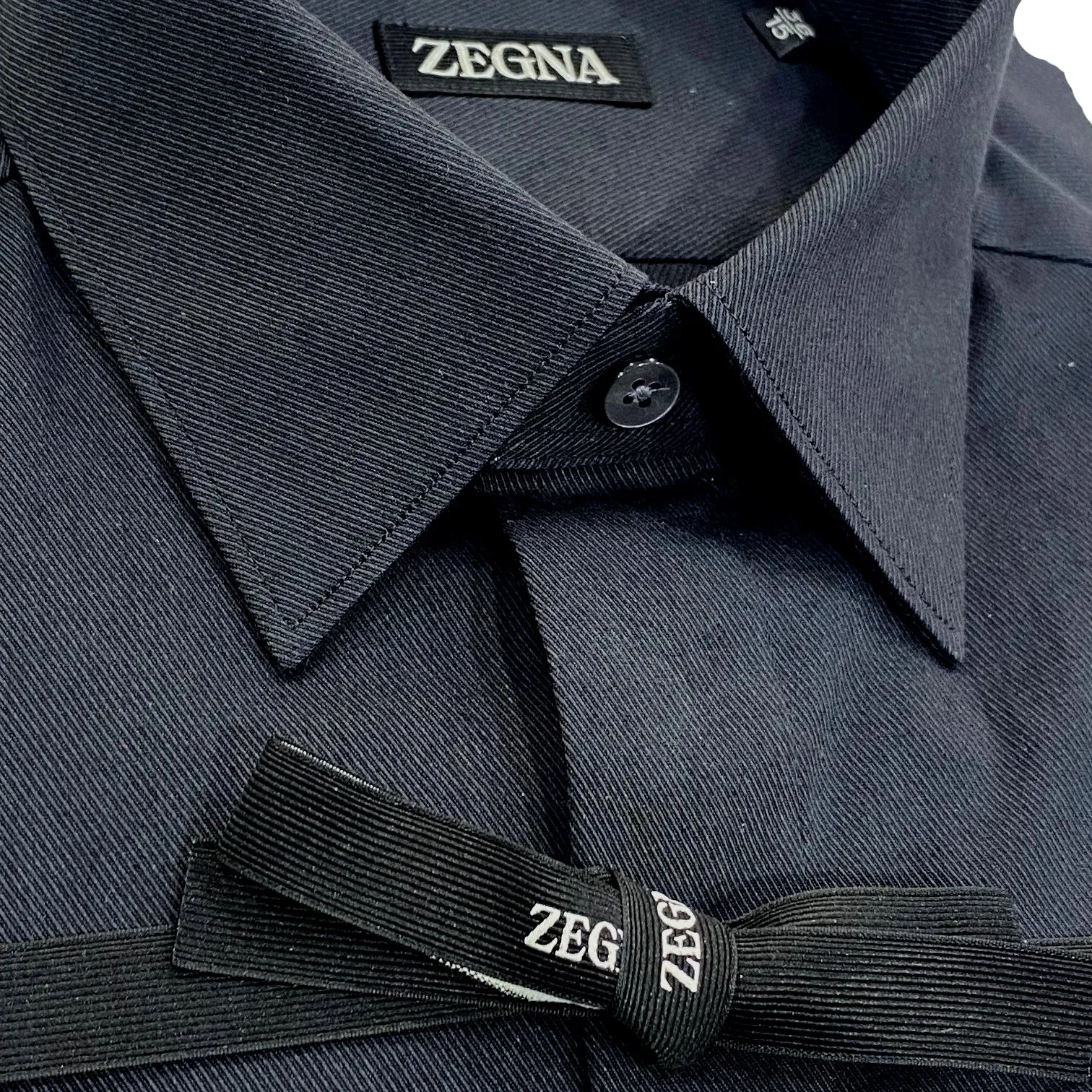 Zegna Black Texture Shirt