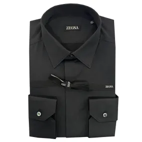 Zegna Black Texture Shirt